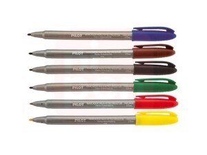Caneta Retroprojetor 2.0mm 6 Cores - Pilot