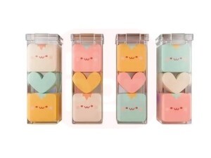 Borracha Mini Cubinhos Sortidos Fantasia - Cis